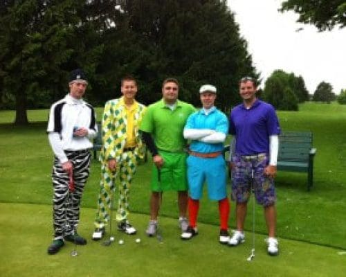 Crazy Dressed Golfers